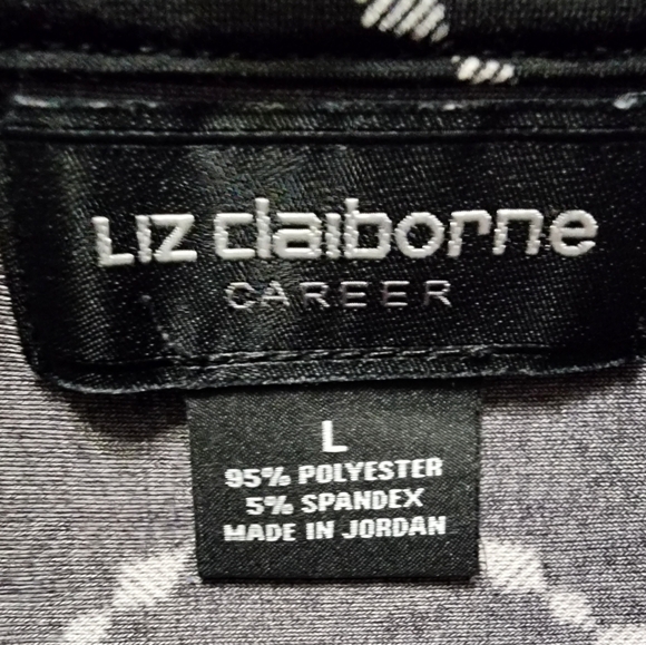 Liz Clairborne Career 3/4 Sleeve Blouse Size Large - Picture 4 of 5
